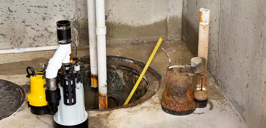 Installing Sump Pump in Finished Basement in Lake Grove, NY